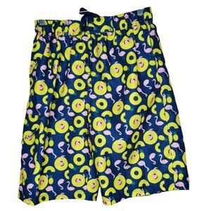 Authentic Brand 1998 The Image Pineapple Pelican Graphic Mesh Swim Shorts